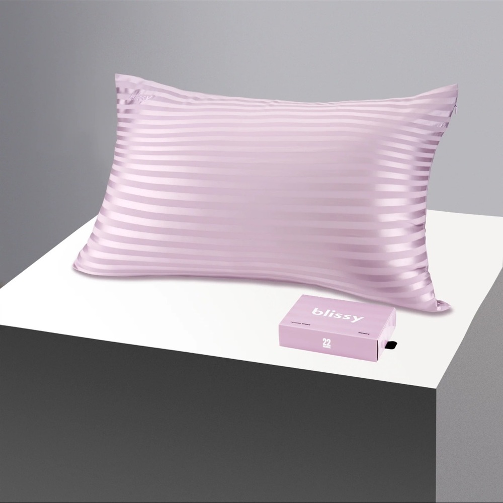 Blissy Pink Silk Pillowcase